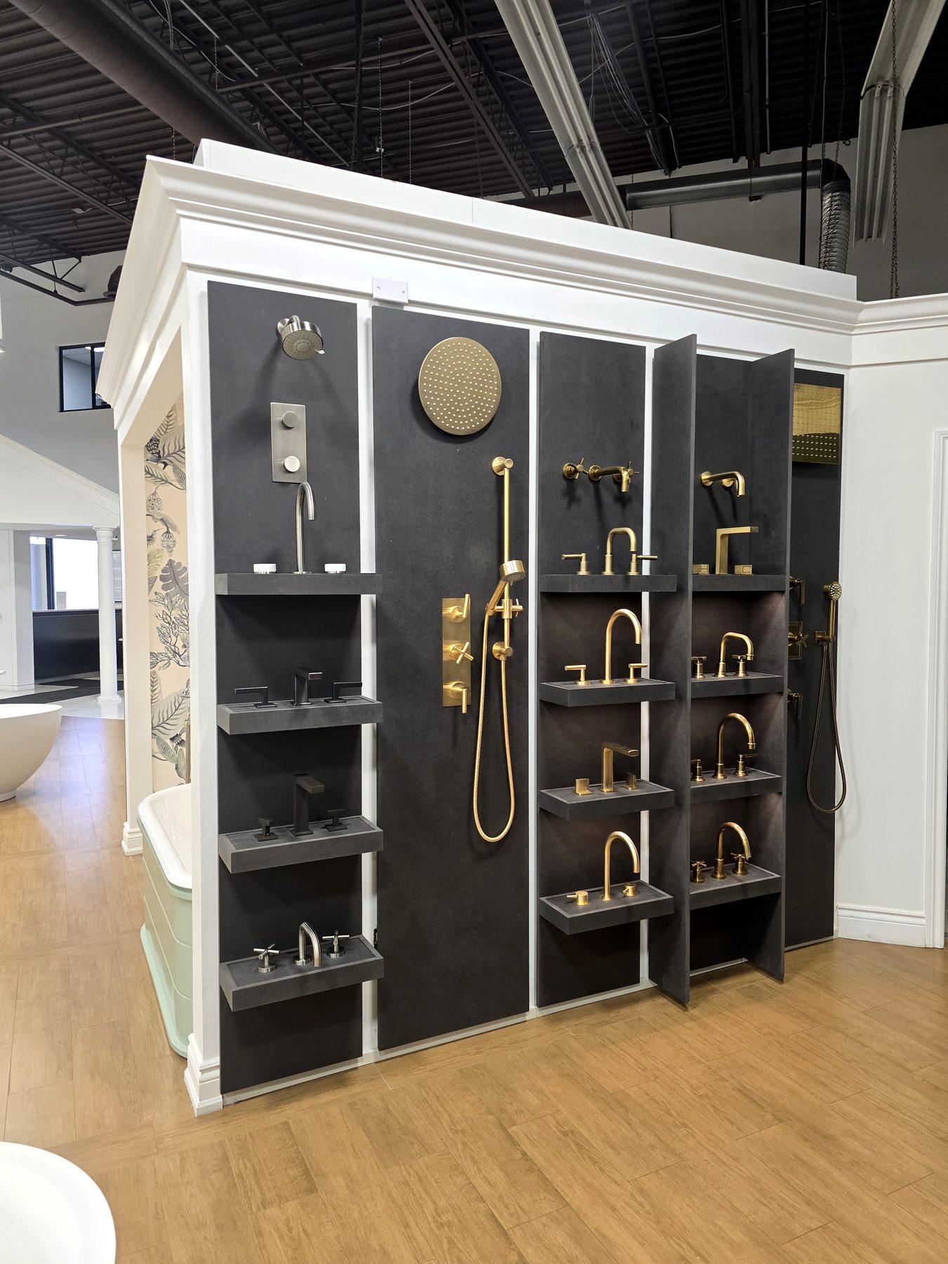Brassware column display